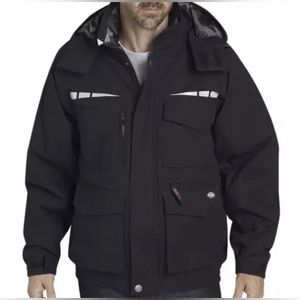 Dickies Pro Cordura Bomber Military Grade Workwear Jacket Black JJ007BK Men’s XL